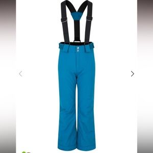 Dare2b Outmove II Blue Insulated Unisex Youth Bib Ski & Snow Pants